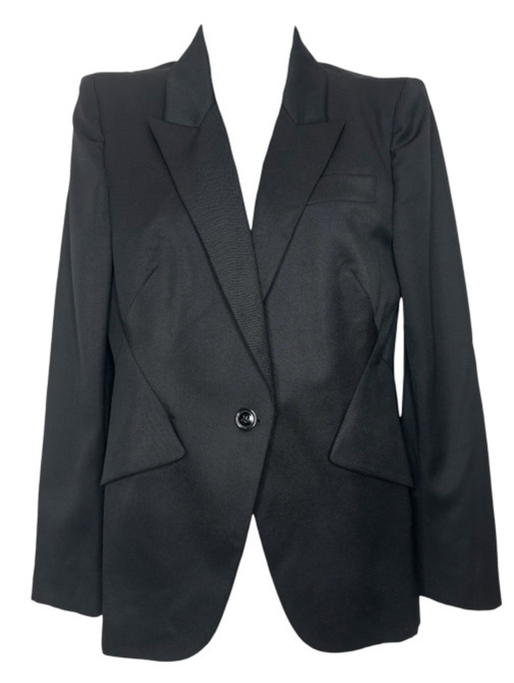 Alexander McQueen 2017 Wool Blazer in Black